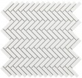 Intermatex Chevron White Gloss mozaik