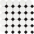 Intermatex Octogon White Matt mozaik